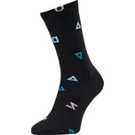 Unisex ponožky Silvini UA1643 Dogana black-turquoise / 34-35