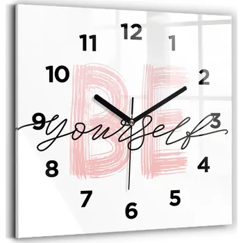 Hodiny Nástěnné hodiny Wallfluent bílé 30 cm