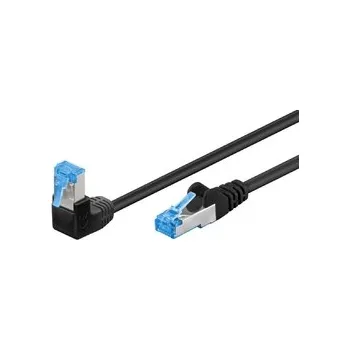 Síťový kabel LAN Patchcord kabel CAT 6A S/FTP 1x90 černý 5m