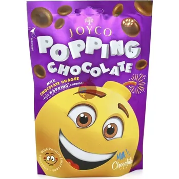 Čokoláda Mléčné čokoládové dražé s praskajícím karamelem, 80g