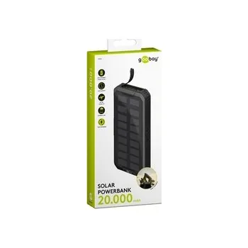 Powerbanka Goobay 20000 mAh PowerBank se solární baterií QC PD