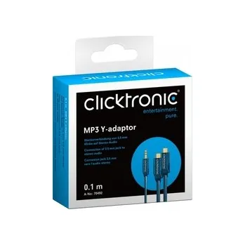 Audio kabel CICKTRONIC Adaptér 3,5mm jack konektor - 2xRCA