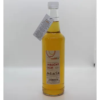 Ocet KAROTKIN JABLEČNÝ OCET, řemeslně vyrobeno, přírodně dokonalé