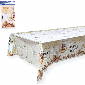 ubrus FÓLIOVÝ UBRUS MEDVÍDEK ROČEK boho narozeninová dekorace stůl EF