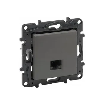 Elektrická zásuvka Internetová zásuvka nástěnná Legrand šedá