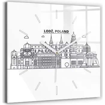 Hodiny Nástěnné hodiny Wallfluent černé 30 cm