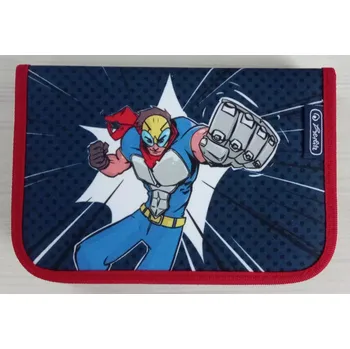 Penál Školní penál Herlitz - bojovník, jednopatrový/plný