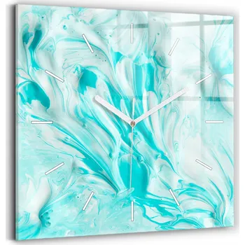 Hodiny Nástěnné hodiny Wallfluent modré 30 cm