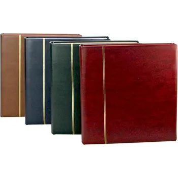 Obal pro sběratelský předmět SAFE Kroužkový pořadač Favorit Skai, hnědý