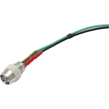 Polovodič LED 5mm kontrolka červená 12V