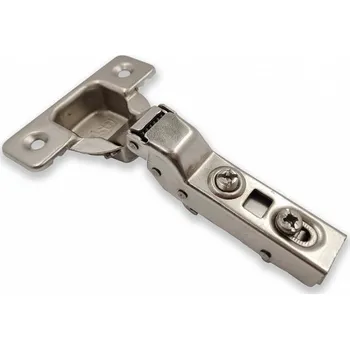 Nábytkové kování Závěs ESO polonaložený 45 s tlumením + klip, podložka H0, krytky Satén