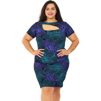 Dámské šaty Himalife Šaty Lily - černá s tyrkysovou a fialovou Velikost: M