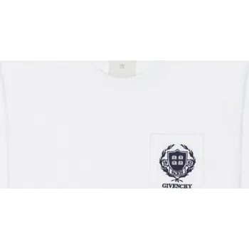 Pánské tričko GIVENCHY Pocket Crew White tričko XL Bílá