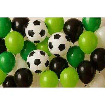 Balónek Latexové Balónky Fotbal 8ks, 30cm