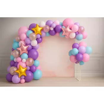 Balónek Balónková girlanda 91 ks (duhová)