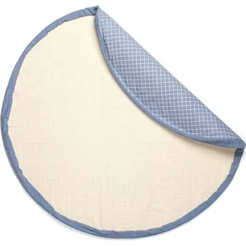 Hrací deka Play&Go vak na hračky a Podložka na hraní 2v1 Organic Grid Blue