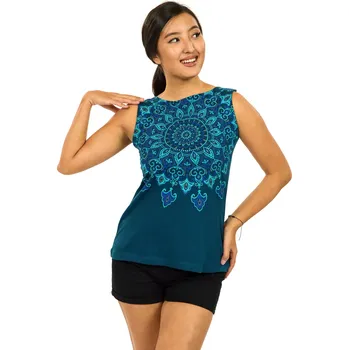 Dámské tričko Himalife Tílko Sana - petrolejová Velikost: S