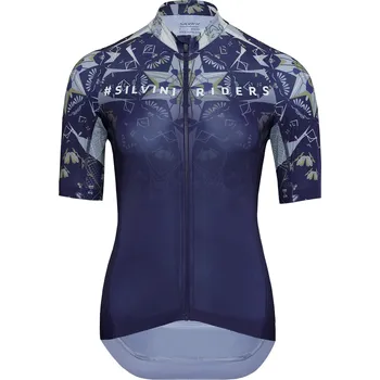 cyklistický dres Silvini dámský dres WD2210 Mottolina navy / S