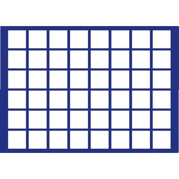 Obal pro sběratelský předmět SAFE Plato, na 48 mincí do Ø 33 mm, modré