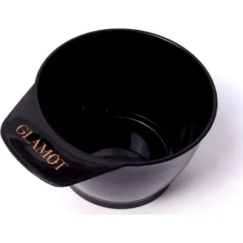 Příslušenství k barvení vlasů Glamot Color Mixing Bowl miska na míchání barev Černá