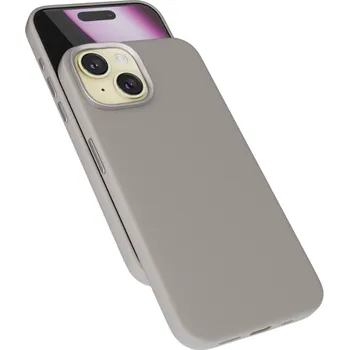 Pouzdro na mobilní telefon Epico Mag+ Silicone Case Pro iPhone 16 - béžový titan