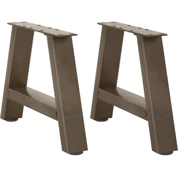 Stolová podnož OMAXI Nohy konferenčního stolku ve tvaru A, 2 ks, 30 x (30-31) cm, ocel 314710