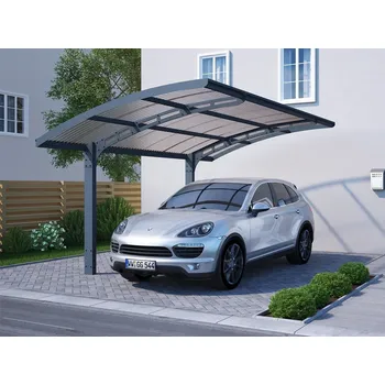 Přístřešek na auto Arizona 5000 - hliníkový přístřešek pro auto s obloukovou střechou