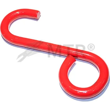 Udírna MTR S hák vysokopevnostní uzavřený - červený lak Varianta: S hák vysokopevnostní uzavřený 10mm, 0,2t červený lak
