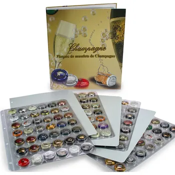Obal pro sběratelský předmět SAFE Album Champagner-Deckel, na 84 vík od šampaňského