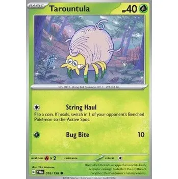 Sběratelská karetní hra Pokémon SVI 016/198 Tarountula - Scarlet & Violet Stav: Near Mint, Verze: REVERSE HOLO
