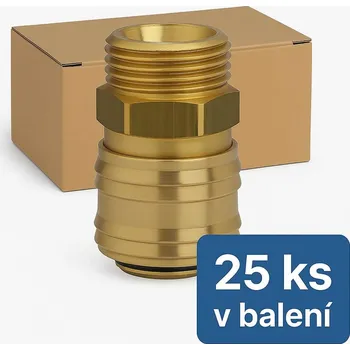 Kompresor Lüdecke Rychlospojka ESX vnějším závit G1/4" Balení: balení 25 ks