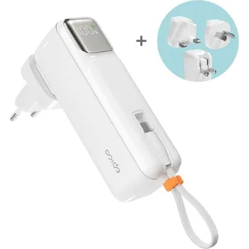 Powerbanka Epico 2in1 5000mAh powerbanka a adaptér ET30