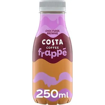 Káva Costa Coffee ledové frappé s příchutí čokoládovo-karamelového brownie 250 ml