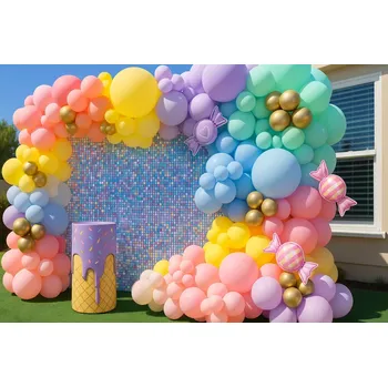 Balónek Balónková girlanda 127ks(pastelová)