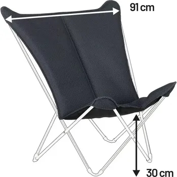 Křeslo Náhradní potah křeslo POP UP XL BeComfort šedá Dark Grey