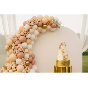 Balónek Balónková girlanda 96ks (mokka)