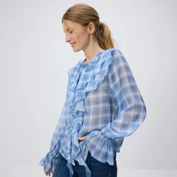 Reserved - Košile s fiží - vícebarevná - 126GO-MLC - 126GO-MLC-M