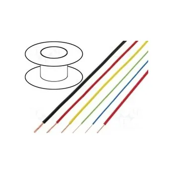 elektrický kabel FLRY lanko 1x1mm červené