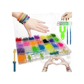 dětská sada na výrobu šperků Gumičky na výrobu náramků DIY 18082