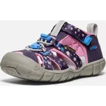 Dětské sandály Keen Seacamp CNX – fialové, do vody, uzavřená špička, outdoorové Velikost: 29