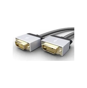 Video kabel DVI-D - DVI-D (24+1 pin) DL Goobay Plus kabel 5m