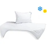 Brotex Celoroční SET Luxus Plus, přikrývka 140x200cm 1000g + polštář 70x90cm 900g UNICO zip