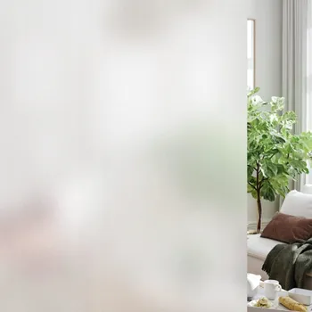 Okenní fólie FÓLIE NA OKENNÍ SKLO MATNÁ MLÉČNÁ MRAZENÍ SOUKROMÍ 45*100 cm