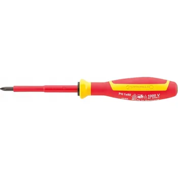 Šroubovák Stahlwille 46653002 4665 VDE DRALL šroubovák pro elektrikáře z chromové oceli, 2 Phillips, délka 185 mm, balení 10 ks