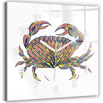 Hodiny Nástěnné hodiny Wallfluent červené 30 cm