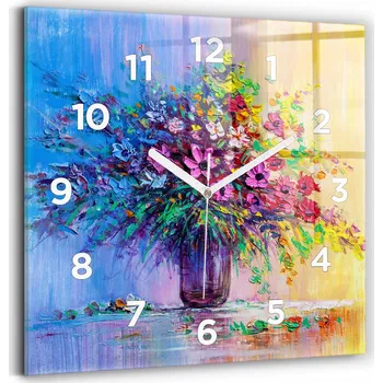 Hodiny Nástěnné hodiny Wallfluent modré 30 cm