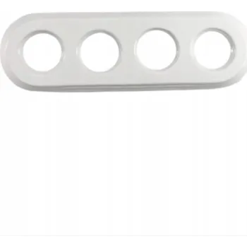 vypínač a zásuvka Rámeček pro vypínač zásuvky ANTICA retro černý 4 BÍLÁ