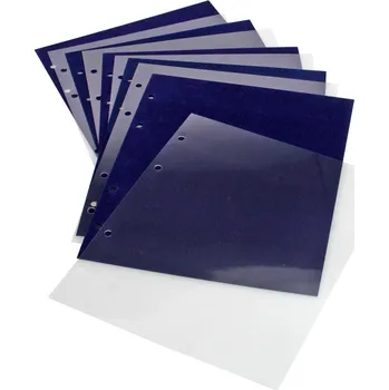 Obal pro sběratelský předmět SAFE Sametové listy, do alba Compact, modré - 2 kusy v balení