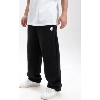 Pánské tepláky baggy široké bavlněné černé Marvel Punisher XL