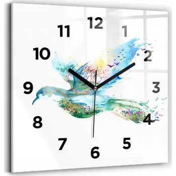 Hodiny Nástěnné hodiny Wallfluent modré 30 cm